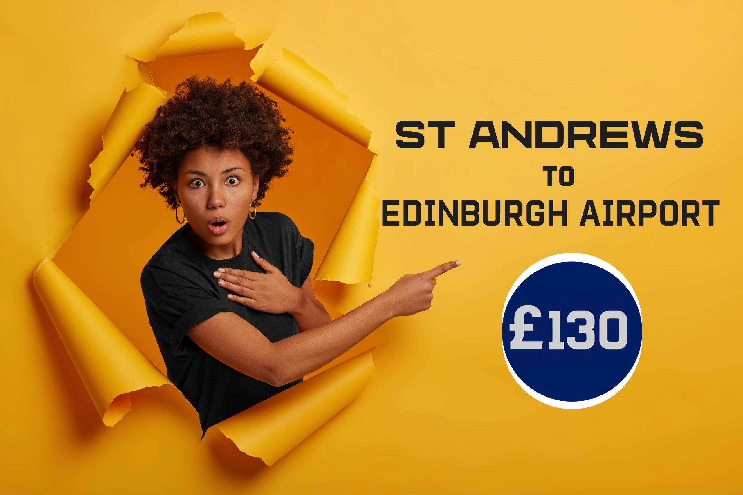 St Andrews To Edinburgh Airport for £130